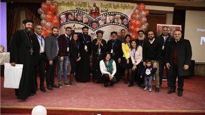 الأنبا مرقس يشهد احتفالية ختام المهرجان الصيفي بشبرا الخيمة