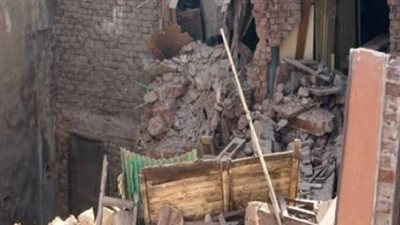 مصرع شخصان إثر إنهيار عقار قديم بالاسكندرية