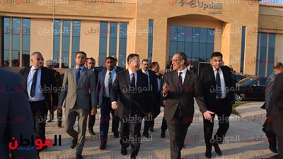 خلال تفقد المنطقة التكنولوجية ببني سويف. .المحافظ : نقلة نوعية للمحافظة 