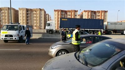  زحام مرورى شديد أعلى دائرى المنيب.. تعرف على السبب 