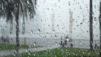 سقوط أمطار على مدينة 6 أكتوبر بالجيزة 