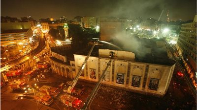 المسرح القومي .. قصة عملية ترميم بلغت 104 مليون جنيه بسبب حريق 2008