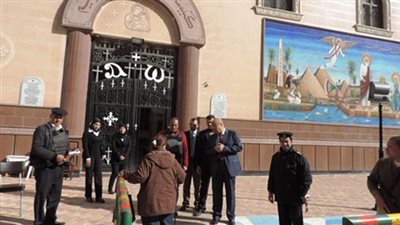 تمركز أمني لتأمين كنائس الإسكندرية فى أعياد الميلاد المجيدة 2019
