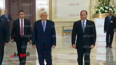 بث مباشر .. السيسي يقف دقيقة حداد في افتتاح مسجد الفتاح العليم