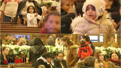 أطفال الرحمن يشاركون الرئيس افتتاح أكبر كاتدرائية في الشرق الأوسط