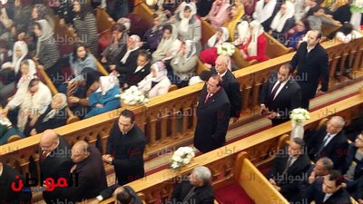 محافظ الغربية يصل كنيسة مارجرس لحضور قداس عيد الميلاد المجيد 