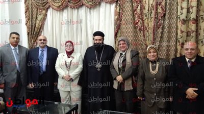 وكيل تعليم كفر الشيخ تترأس وفدًا للتهنئة بعيد الميلاد المجيد