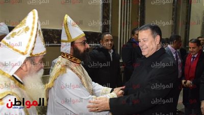 مطرانية ببا في بني سويف تقيم قداس عيد الميلاد المجيد