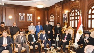 في عيد الميلاد المجيد 2019 .. وكيل صحة الشرقية يزور الكنائس لتهنئة الاقباط 