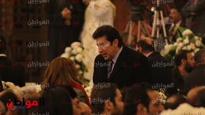 صور| هاني رمزي يشهد افتتاح كاتدرائية ميلاد المسيح