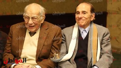 صور .. ضحكات الذكريات بين محمود الحديني ورشوان توفيق في فندق جراند حياة