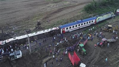 حادث قطار في تركيا وإصابة اثنين