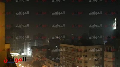 صور .. عاصفة ترابية حول كنيسة مارجرجس في شارع مراد