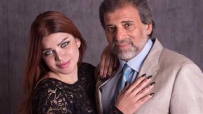 صورة| سما المصري وراء مفاجأة ياسمين الخطيب وخالد يوسف