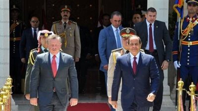  اليوم.. الرئيس السيسى يزور الأردن لبحث العلاقات الثنائية بين البلدين 