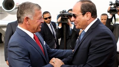 الرئيس السيسي يتوجه إلى عمان للقاء العاهل الأردني
