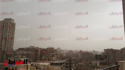 فيديو وصور| العاصفة الترابية تواصل الانتشار في سماء الجيزة
