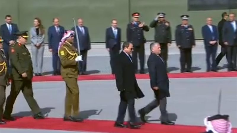 مباحثات السيسى والملك