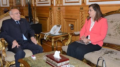 تفاصيل لقاء وزير الانتاج الحربي ووزيرة التخطيط لدعم الصناعات الوطنية 