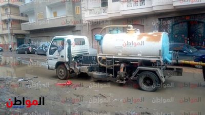 فيديو.. رفع تجمعات مياه الأمطار من شوارع دمنهور بالبحيرة