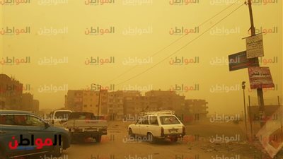 صور | عواصف ترابية في القاهرة والجيزة .. هذا موعد نهايتها ولكن !