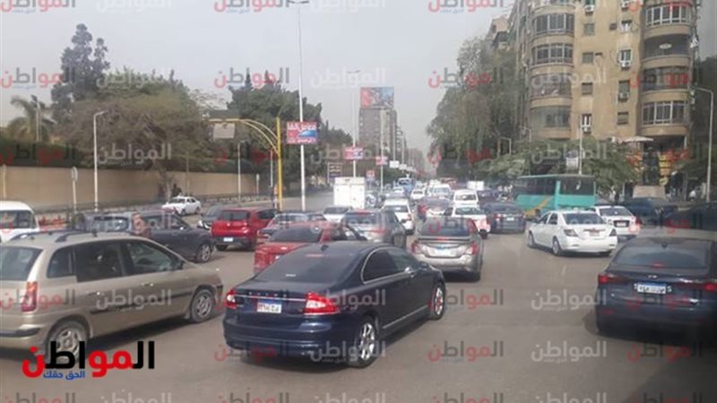 زحام مرورى فى الدقى