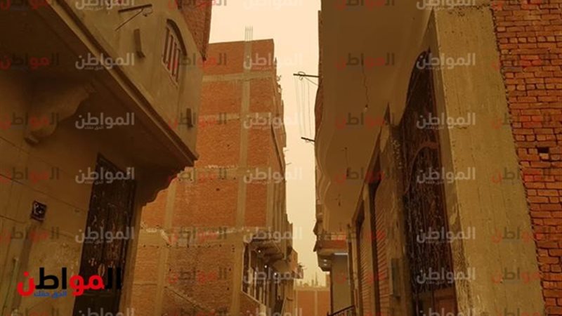 عاصفة رملية فى إمبابة