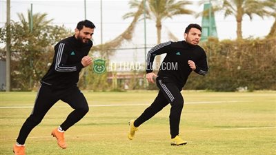 تألق الثنائي الجديد في مران الاتحاد بالقاهرة 