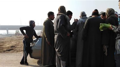 صور.. وقفة احتجاجية لأهالي رياض باشا ببني سويف .. والسبب!