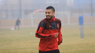 تدريبات خاصة لـ جيرالو وباسم علي في مران الأهلي 