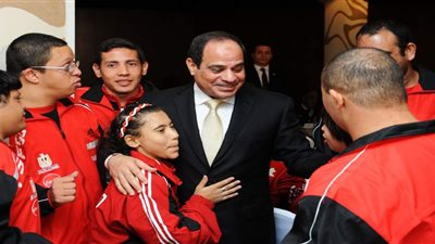 هدية الرئيس السيسي لذوي الاحتياجات الخاصة في معرض الكتاب 2019
