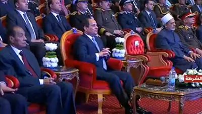 الرئيس السيسى من احتفالية عيد الشرطة 2019:  لكل شهداء ومصابين مصر 