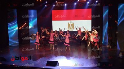 صور| فرقة الفيوم تشعل مهرجان الفنون الشعبية والتراثية للشباب العربي
