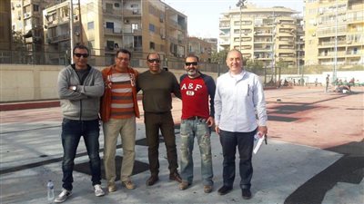 مجلس هليوليدو يتابع تجديد ملعبي اليد والطائرة 