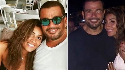صور.. دينا الشربينى تتصدر تويتر عقب رقصها مع عمرو دياب 
