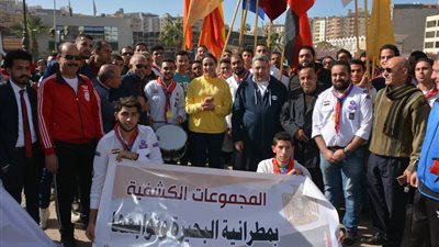محافظ البحيرة ومدير الأمن يشاركان مهرجان المشي فى ذكرى عيد الشرطة 2019