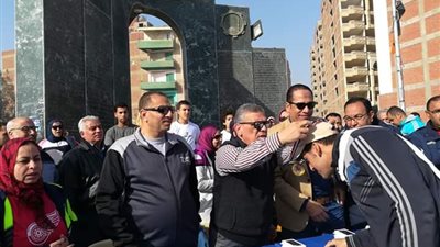 ماراثون ومسيرة شبابية في احتفالات محافظة الغربية بـ 25 يناير والذكرى 67 لعيد الشرطة 