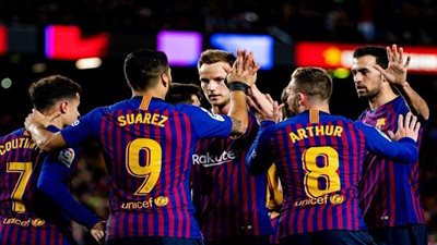 برشلونة يواجه جيرونا للحفاظ على فارق النقاط مع إشبيلية