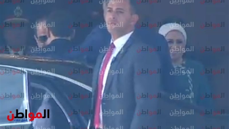 مراسم استقبال ماكرون