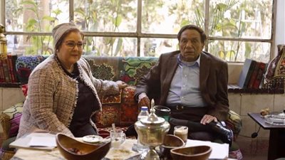 صور كواليس المشاهد الاولي لمسلسل الزعيم الجديد 