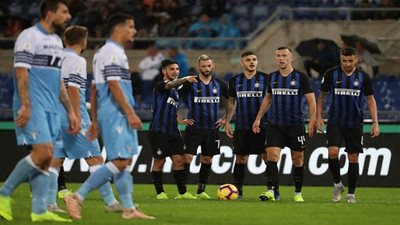 إنتر ميلان يستضيف لاتسيو في مباراة محفوفة بالمخاطر بكأس إيطاليا