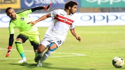 إصابة عبدالله جمعة في أول مران للزمالك بكينيا  