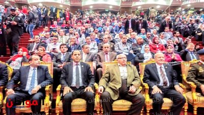  صور| رئيس جامعة دمنهور يشارك في افتتاح أسبوع شباب الجامعات بـ كفر الشيخ 