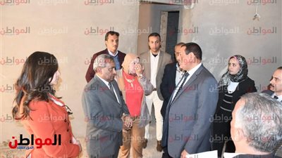 محافظ البحيرة يتفقد مشروع مجمع فرهاش التعاونى السكنى بحوش عيسي 