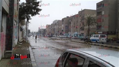 صور.. أمطار غزيرة على بني سويف اليوم الأربعاء 