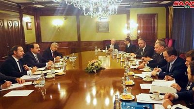 وزير شؤون رئاسة سوريا يناقش مع نائب رئيس الوزراء الروسي تعزيز التعاون