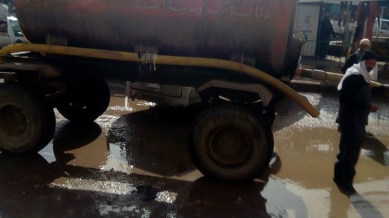 شفط مياه الأمطار