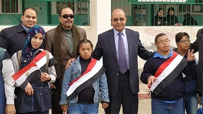 وكيل تعليم بورسعيد يشهد احتفالية المدرسة الفكرية في ثاني أيام الفصل الدراسى الثانى