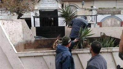 إزالة أجزاء من الجزيرة الوسطي بوسط الإسكندرية لحل مشكلة الهبوط الأرضي