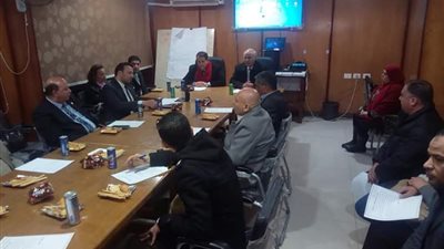 الوقاية من الإصابات والحوادث في اجتماع صحة بني سويف 